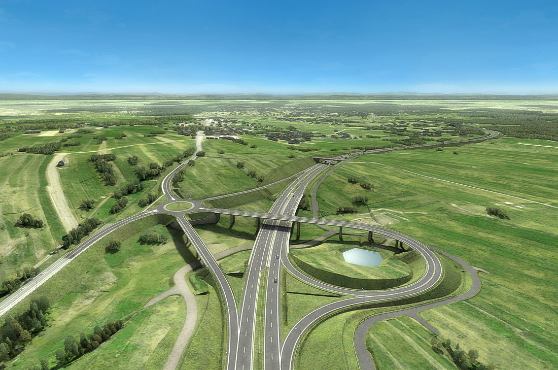 Przyk�adowy w�ze� autostradowy